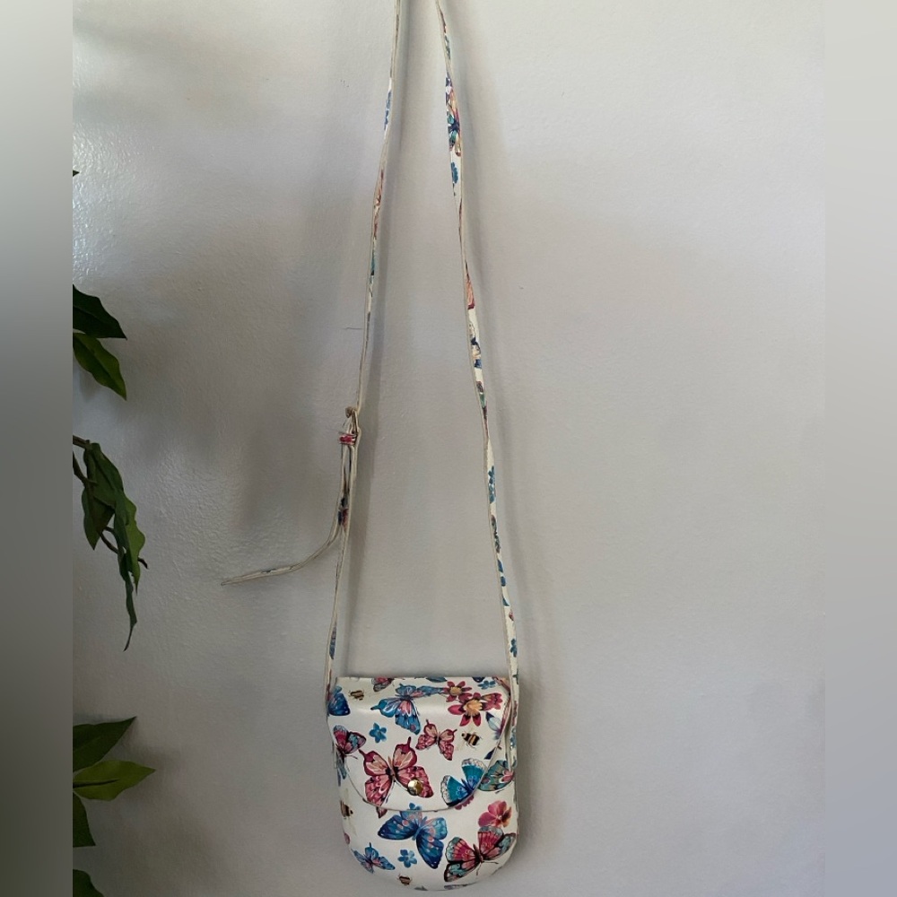 Small colorful butterfly purse.